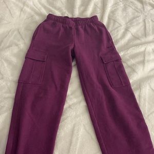 TNA cargo sweatpants (cozy fleece)